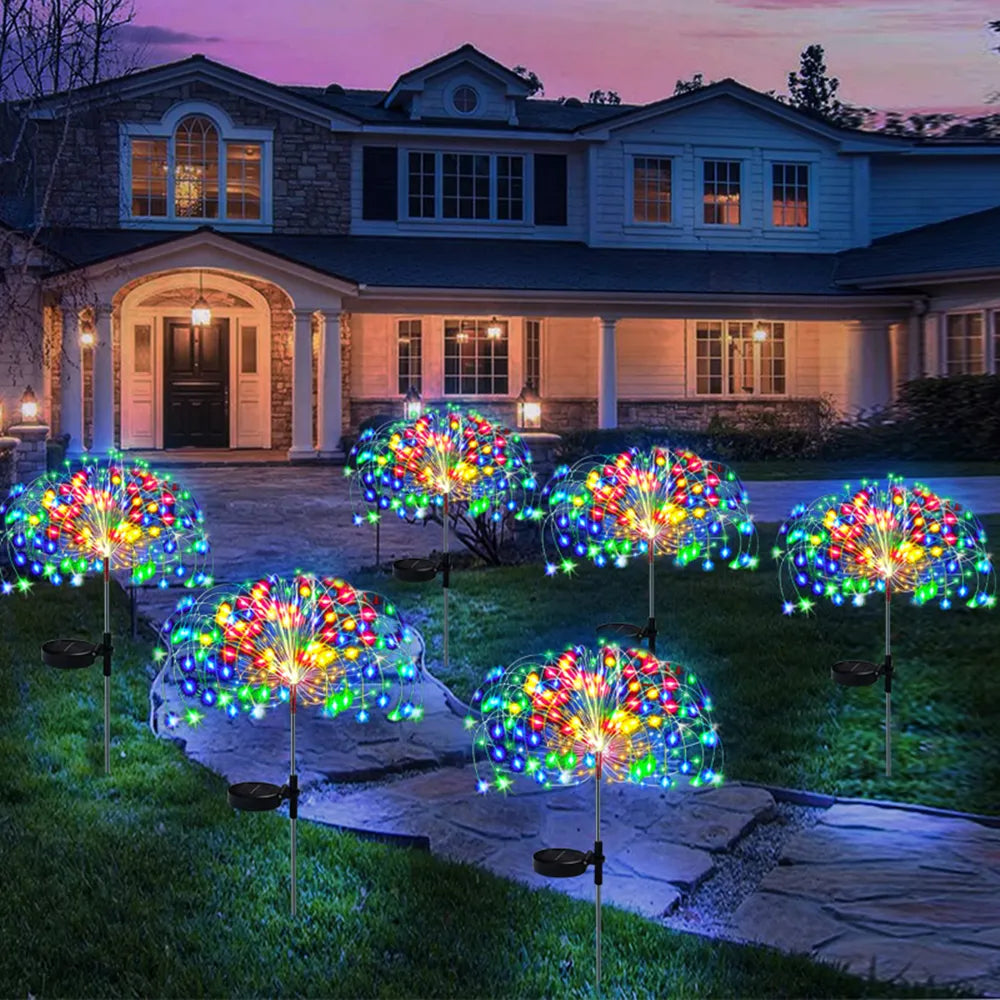 LED Solar Firework Lights